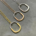 Tiffany Lock Cubic Zirconia Necklace